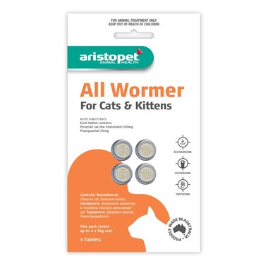All Wormer Tablets for Cats and Kittens