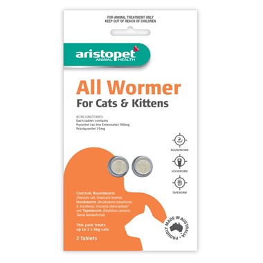 All Wormer Tablets for Cats and Kittens