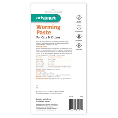 Worming Paste for Cats and Kittens